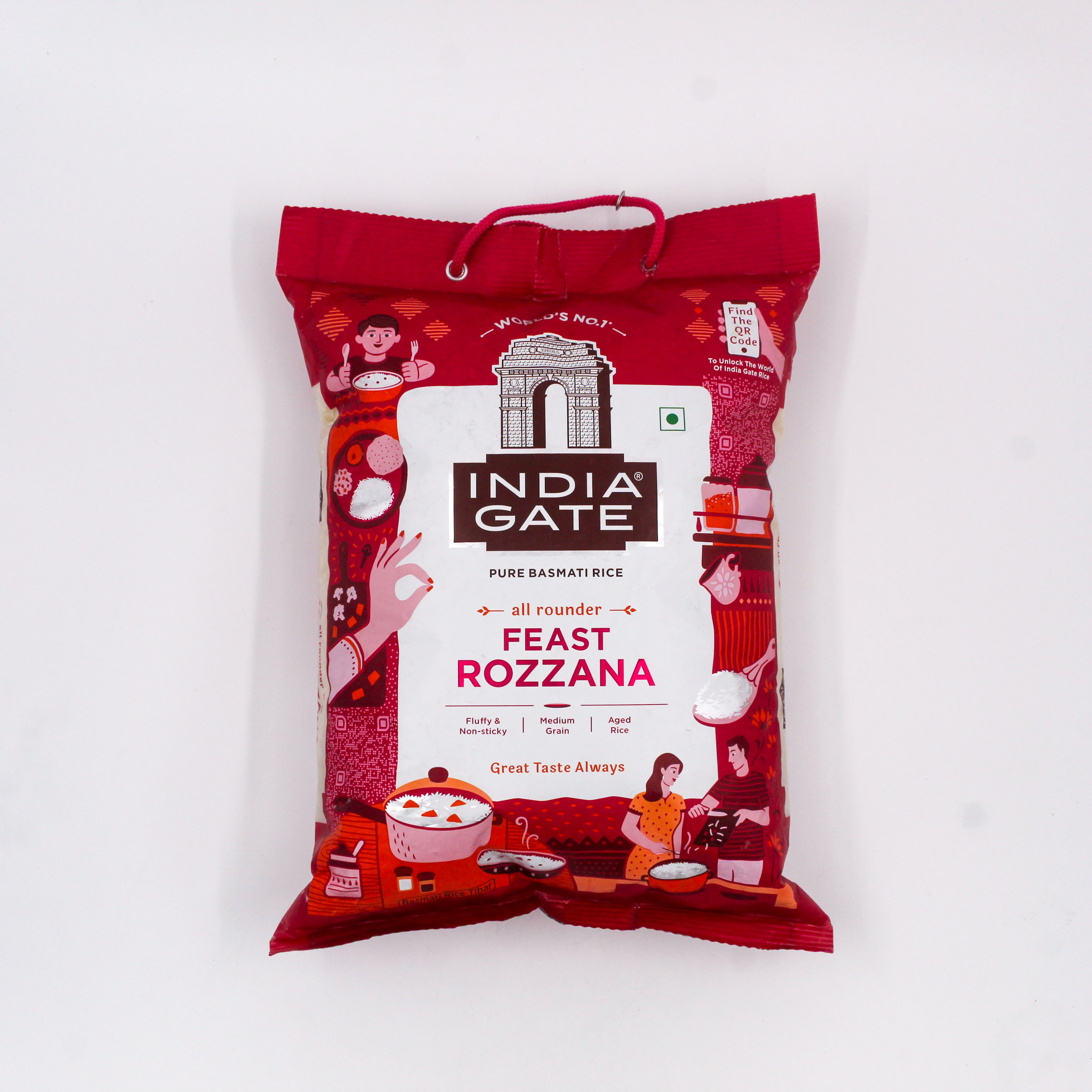 India Gate Basmati Rice Feast Rozzana 5kg
